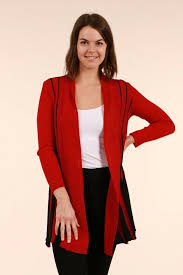 Black And Red Cardigan Cardigan Jacket Top Knit Women S Designer Caroline Morgan Ckm Black Red Carolinemorgan Cardigan Cardigan Jacket Jacket Tops Designing Women