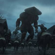 Oni By Andrew Champigneux Fantasy Monster China Japan War Fight Giant Painting Drawing Digital Conceptart Art Fanart Horse Oni Concept Art Art