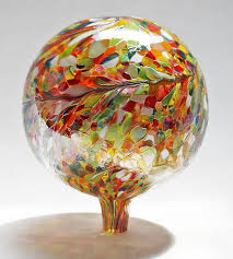 I have heard the term used to describe a varied range of plants from euphorbias to fouquierias (ocotillo) to agaves, yuccas, & aloes. Glass Gazing Ball Multicolor 12 Inch By Iron Art Glass Designs Gardening Gazing Balls