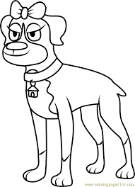 Dog coloring page to download for free. Pound Puppies Cookie Coloring Page For Kids Free Pound Puppies Printable Coloring Pages Online For Kids Coloringpages101 Com Coloring Pages For Kids