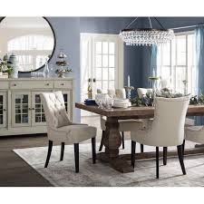 Make Your Dining Room A Slice Of Comfort With This Sturdy Upholstered Dining Chair Suppor Solid Wood Dining Table Dining Room Design Upholstered Dining Chairs