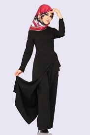 Modaselvim Tulum Yandan Baglamali Tesettur Tulum 5558mp186 Siyah Dresses Fashion Nun Dress