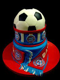 Bayern Munich Cake Children S Birthday Cakes Soccer Cake Bayern Munich Football Cake