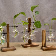 Check spelling or type a new query. Garden Supplies Glass Pots Wood Vase Planter Terrarium Desktop Hydroponics Plant Bonsai Flower Hanging Pots Home Decor Succulents