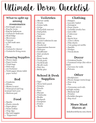 Ultimate College Packing List What You Do And Don T Need By Lauren Lindmark On Daily Dose Of Charm Dorm Room List Dorm Checklist College Dorm Checklist