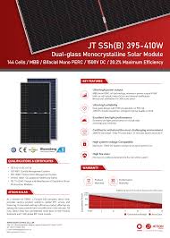 JT SSh(B)-mono 144 bifacial DG (9BB)(158.75)