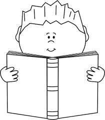 Maybe you would like to learn more about one of these? Reading A Book Clip Art Image Black And White Book Clip Art Clip Art Fabric Painting