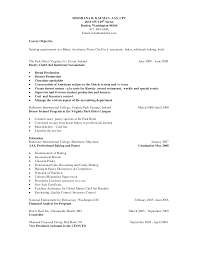 The top 4 executive resume examples written by a professional recruiter. Pastry Chef Resume Objective Examples Arxiusarquitectura