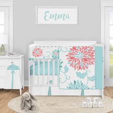 I started this blog to collect inspirational photos i find of fabulous rooms that feature all of. Turquoise And Coral Floral Baby Girl Nursery Crib Bedding Set By Sweet Jojo Designs 5 Pieces Teal Blue And Pink Emma Flower Only 159 99