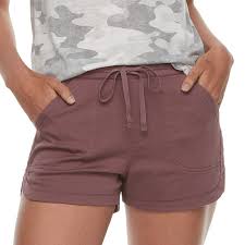 Juniors Unionbay Maribeth Sateen Shorts Girls Size