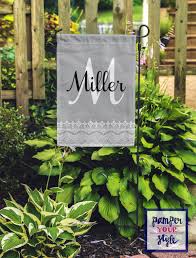 Garden Flag Personalized Yard Flag Monogrammed Garden Flag Etsy Monogram Garden Flag Personalized Garden Flag Garden Flags