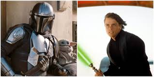 Luke skywalker, con grogu en sus brazos, se despide de todos diciendo: Will Luke Skywalker Make An Appearance In The Mandalorian