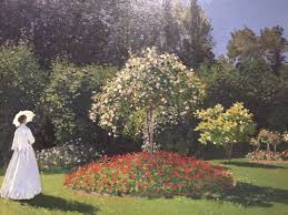Claude Monet Dame Dans Le Jardin Monet Sainte Adresse Claude Monet