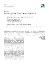 We did not find results for: Pdf Tai Chi Yoga And Qigong As Mind Body Exercises
