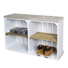 Holzkiste rohrkiste, holz, winkel, box, pappschachtel png. Schuhschrank Weiss Regal Braun 80x30x53 Cm Stylingathome De