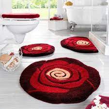 2017 nin muhtesem kirmizi banyo dekorasyonlari kirmizi banyo paspas banyo