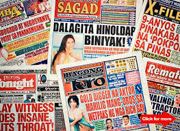 Journal online journal is an english language daily tabloid news paper published by the philippine journalists incorporated. Tabloid Grab Bag Utot Ng Dinosaur Sanhi Ng Global Warming More