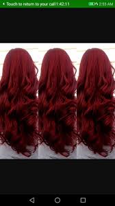 Hair Color Astounding Different Shades Of Red Hair Color