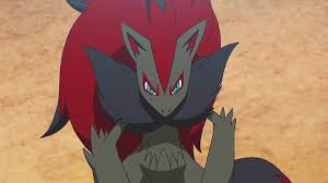 Black And Red Cat Pokemon Name Zoroark Screenshot In 2020 Pokemon Anime Character