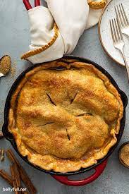 You get an extra crispy crust and the cast iron pan will keep your pie warm for a while when you go back for seconds. Easy And Rustic Apple Pie Recipe Belly Full