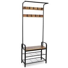 Product title mllieroo bamboo 2 tier entryway shoe rack storage bench shoe organizing shelf with storage drawer average rating: Household Supplies Cleaning Coat Racks Coatracks Biz
