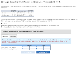 We now have all the numbers needed to calculate the direct material used in. Solved E9 5 Algo Calculating Direct Materials And Dir Courses Archive