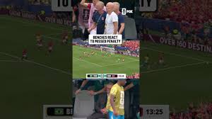 Watch: Ståle Solbakken and Carlo Ancelotti both react to Ørjan Nyland's penalty save for Norway