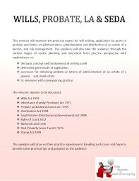 Applications are to be submitted to the civil high. Registration Closed Ccpc Seminar On Wills Probate La And Seda On 4 May 2017 Kl Bar