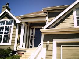 If you get any paint on the gutters, just grab a damp rag and. Painting Gutters Trim Color And Facia Board Body Color Painting Gutters Exterior Paint Colors Gutter Colors