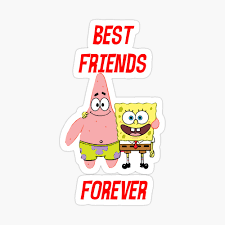 It's best friends day and spongebob and patrick trade best friend presents. Patrick Spongebob Best Friends Forever Photographic Print By Namelessghoul Redbubble