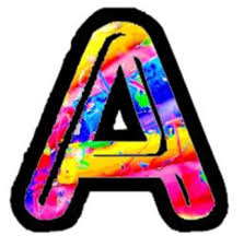 My a book print the pdf: Rainbow Clip Art Letters Worksheets Teachers Pay Teachers