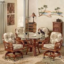 Castered sets dinette sets dining room high dining. Leikela Round Dining Table With Caster Chairs Round Set Of Five Dining Furniture Furniture Contemporary Dining Furniture