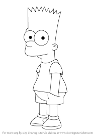 Learn How To Draw Bart Simpson From The Simpsons (The Simpsons) Step By  Step : Drawing Tutorials In 2022 | Simpsons Drawings, Bart Simpson Art,  Bart Simpson Drawing