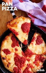 Here S How To Get The Perfect Crust On Your Pan Pizza Recipe Pizza Recipes Homemade Homemade Pizza Recipes