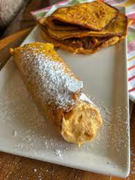 Easy Pumpkin Keto Crepes Recipe Via Isavea2z Keto Crepes Recipes Keto Snacks