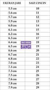 Sterling silver 925 warna : Jadual Ukuran Saiz Jari Dan Cincin Emas Murah Bangi Facebook
