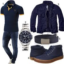 Blaues Herren Outfit Mit Timberland Boots M0582 Herren Outfit Blaues Outfit Herrenkleidung