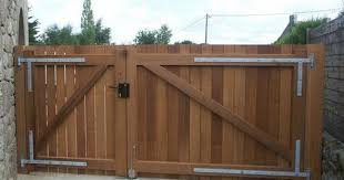 portail bois exterieur tiers portes de cloture portail bois porte bois exterieur