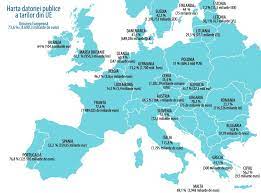 Harta de perete administrativa a continentului european ce contine: Harta Europei Tari Si Capitale Sis Italy Map