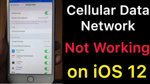 Cellular Data Not Working After Ios 12 1 3 12 1 4 Update Mobile Data Cellular Data