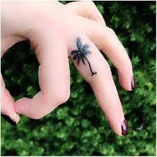 Palm Tree Finger Tattoo Tree Tattoo Finger Palm Tree Finger Tattoo Tattoos