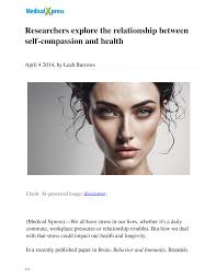 Researchers explore the relationship between self-compassion and health