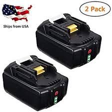 2pack 5 0ah Bl1850 Battery Replacement For Makita 18v Lxt