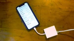 It has a square build that fits the standard rj45 connector. How To Plug An Ethernet Cable Into Your Iphone Cult Of Mac