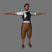 Villager 3d Models And Textures 3d Model 3d Model Character Visual Design Trends