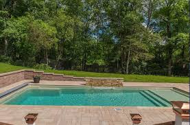 Leisure Pools Pinnacle 40 Tanning Ledge Combo Pool Model Leisure Pools Garden Swimming Pool Pool Landscaping