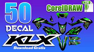 Download pola striping decal yamaha r15 new cdr high resolution file berupa vector high resolution, support cmyk atau rgb collour palete, file berikut berupa versi 14. Free Decal Klx Template Real Size Cc Youtube