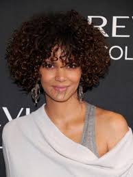 Halle Berry Hairstyle Super Charming Afro Medium Curl Lace Front Wig 100 Human Hair 14 Inches Curly Hair Styles Naturally Curly Hair Styles Halle Berry Hairstyles