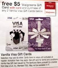 Please see back of card for issuer. Walgreens Deal 5 Walgreens Gift Card When You Buy 2 Vanilla Gift Cards 8 24 30 Doctor Of Credit