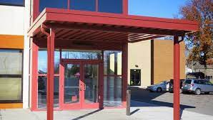 Architectural Metal Canopies A Hoffman Awning Co Metal Canopy Metal Awning Canopy
